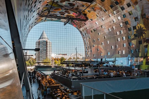 De martkhal in Rotterdam.