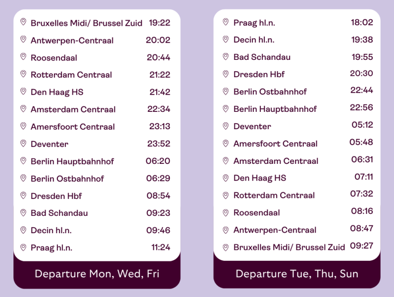 Timetable image